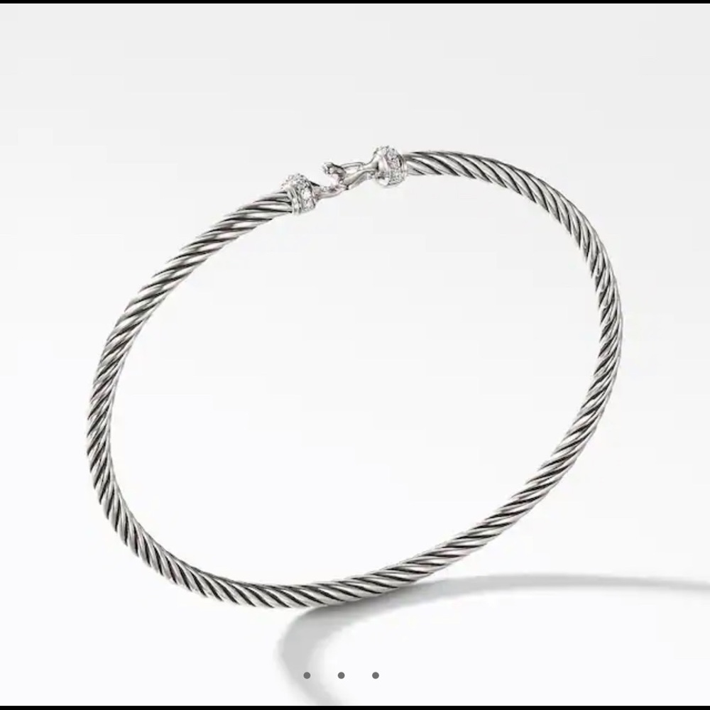 David Yurman Cable Buckle Bracelet with Diamonds